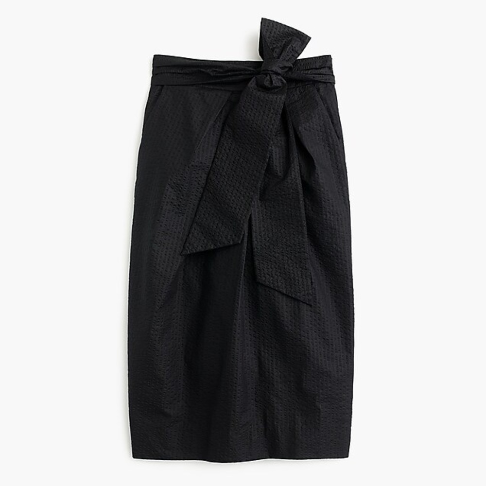 NWT 🖤 J. Crew Tie Waist Pencil Skirt